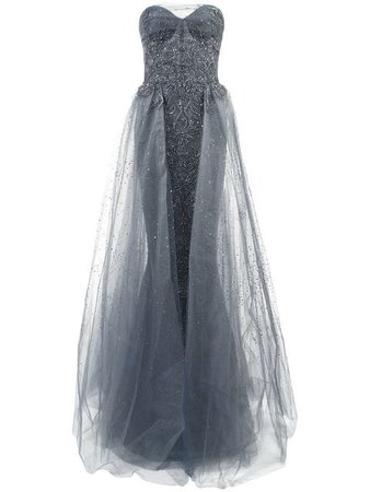 Marchesa embroidered tulle gown $8,995 - Buy AW18 Online - Fast Global Delivery, Price