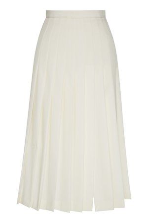 Белая шерстяная юбка миди Alessandra Rich – купить в интернет-магазине в Москве