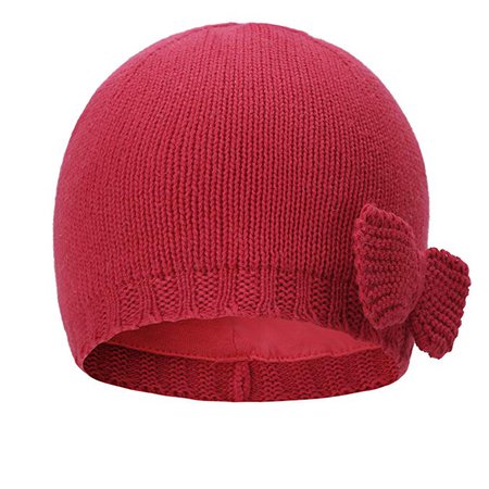 Amazon.com: Vivobiniya Toddler Baby Girl Lovely Bowknot Knit Hats Baby Hats 6m-4years Old (2-4years Old(Head Circumference 19.6-20.4in), red): Clothing