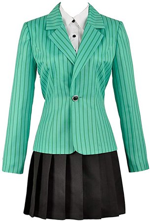 Amazon.com: Cos-Love Heathers The Musical Rock Costume Heather Duke School Uniform Dress Women Dress Up Outfit Full Green: Clothing