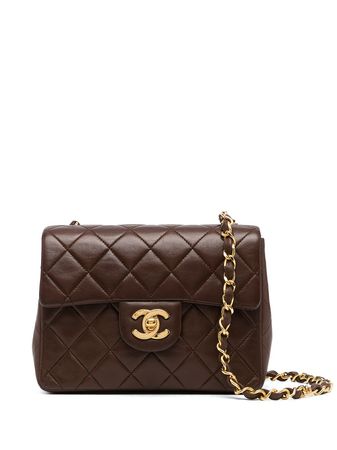 Chanel Pre-Owned 1990s Mini Classic Flap Square Shoulder Bag - Farfetch