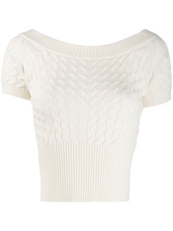 Alexander Mcqueen Short Sleeve Sweater | Farfetch.com