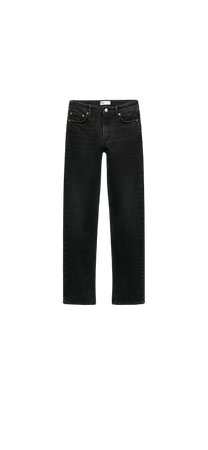 black zara jeans