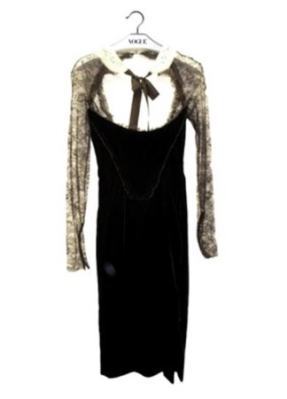 Emilio Pucci - velvet and lace dress