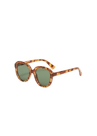MANGO Tortoiseshell oversize sunglasses