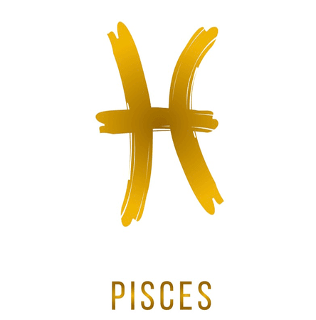 Pisces gold Symbol