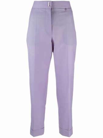 Shop Givenchy tapered-leg tailored trousers with Express Delivery - FARFETCH