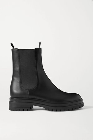 Black Leather Chelsea boots | Gianvito Rossi | NET-A-PORTER