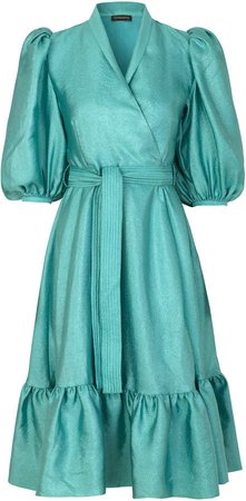 Stine Goya Chinie Gloss Midi Dress Size: XXS