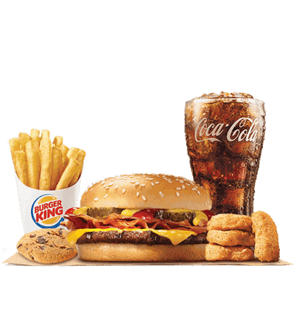 Download King Hamburger Nugget Cheeseburger Fries French Burger HQ PNG Image | FreePNGImg