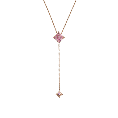Regalo Y Necklace with Pink Sapphires by GiGi Ferranti
