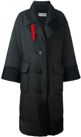 Pre-Owned padded oversized coat