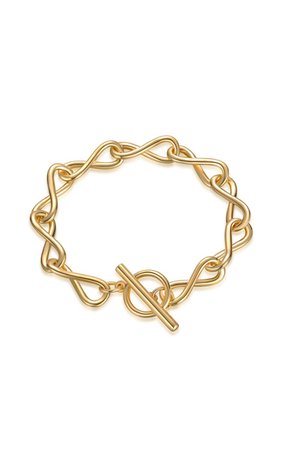 Lydia 18k Gold-Plated Chain-Link Bracelet By Emili | Moda Operandi