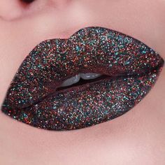 rainbow glitter lipstick