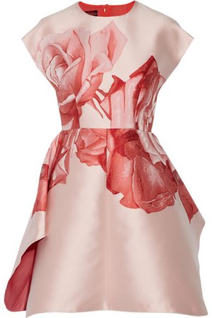 Giambattista Valli | Floral-jacquard mini dress | NET-A-PORTER.COM