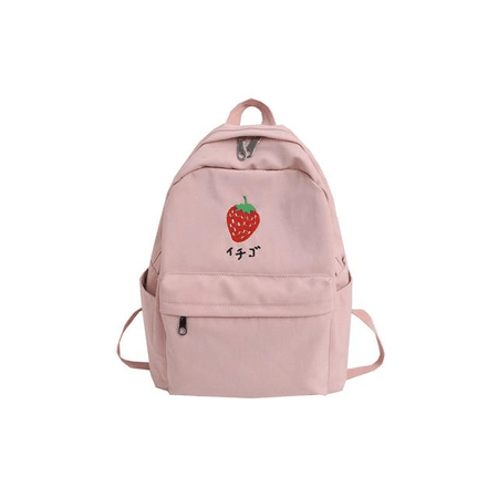 pink strawberry bag