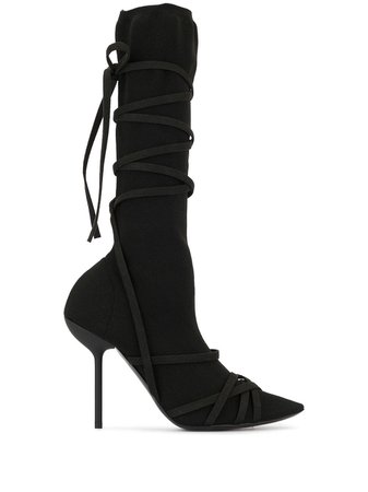 Unravel Project Strappy knee-high Boots - Farfetch