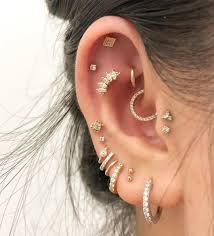 multi ear piercings