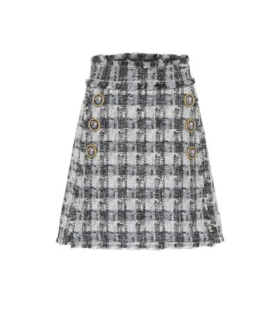 Dolce & Gabbana Tweed Miniskirt