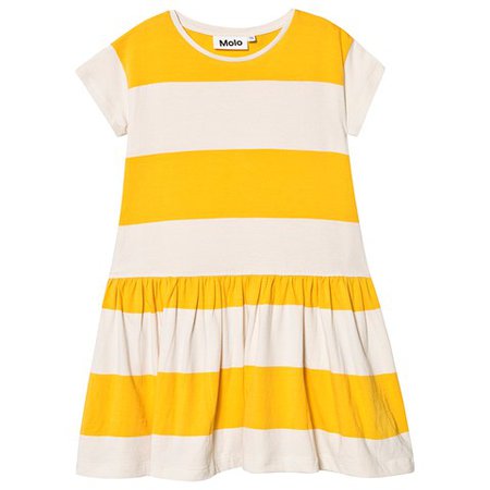 Molo Yellow Cressida Sunrise Stripe Dress | AlexandAlexa