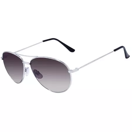 Women's Metal Aviator Sunglasses in Silver - A New Day™ Silver : Target
