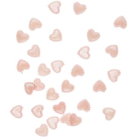 pink heart confetti