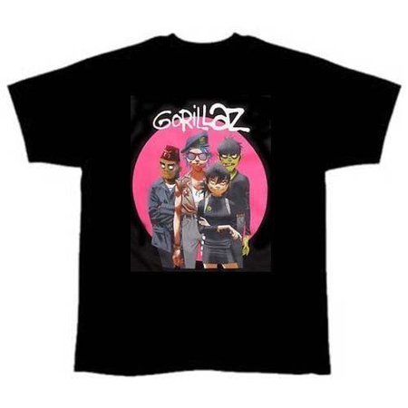 gorillaz human tshirt