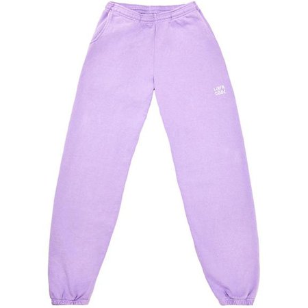 EMBROIDERED WAVY SWEATPANT - LILAC – LIVINCOOL