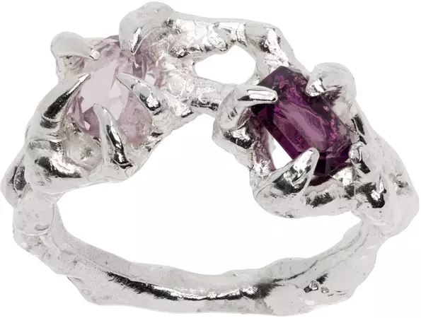 harlot-hands-ssense-exclusive-silver-companion-ring.jpg (856×647)