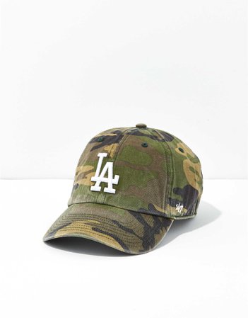 '47 LA Dodgers Camo Baseball Hat