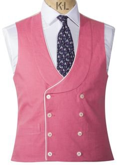 Cerise Pink Waistcoat