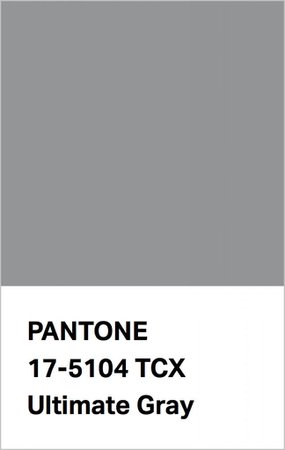 Pantone ultimate grey