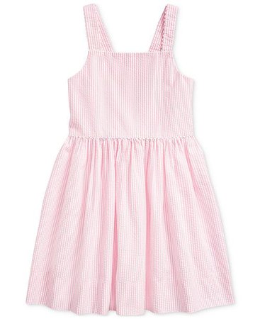 Polo Ralph Lauren Toddler Girls Cotton Seersucker Dress & Reviews - All Girls' Dresses - Kids - Macy's