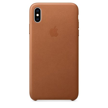 Coque en cuir pour iPhone XS Max - Vert forêt - Apple (FR)
