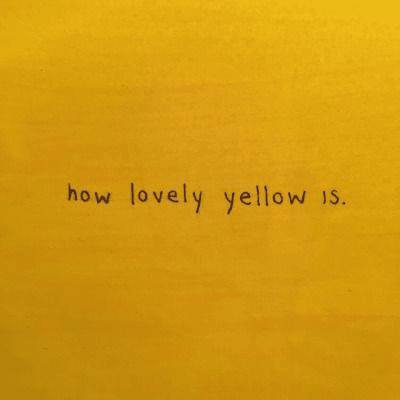 I love the colour yellow on We Heart It