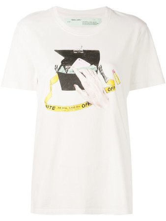 Off-White Graphic Print T-shirt - Farfetch