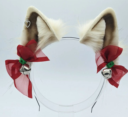 Christmas cat ears