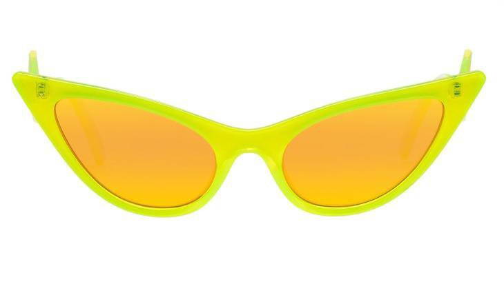 Le Specs - The Prowler Neon Yellow Sunglasses / Yellow Mirror Lenses – New York Glass