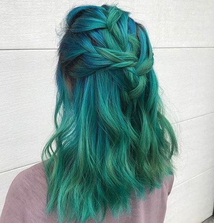 Blue-Green Hair