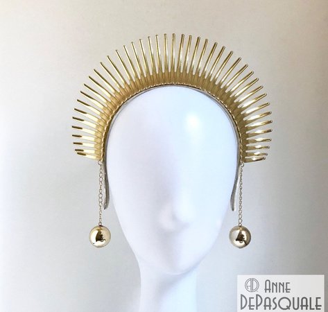 Gold Goddess Headdress Crown. | Etsy