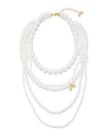 #9711 Layered Pearl Necklace