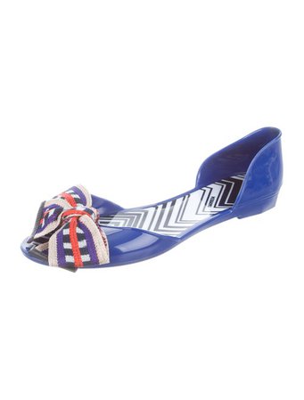 Missoni Peep-Toe d'Orsay Flats - Shoes - MIS60084 | The RealReal