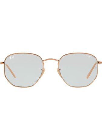 Ray-Ban hexagonal-frame Sunglasses - Farfetch