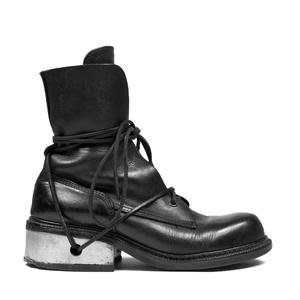 Dirk Bikkembergs Black Steel Heel Boot - 1990s – SILVER LEAGUE
