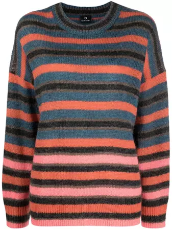 PS Paul Smith Striped Knitted Jumper - Farfetch