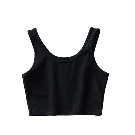 Summer vintage basic black white crop top women workout tank top sleeveless sexy top women underwear cropped feminino|Tank Tops| - AliExpress