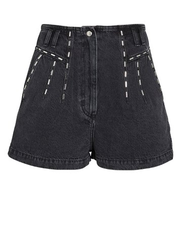 IRO Barra Embellished Denim Shorts | INTERMIX®