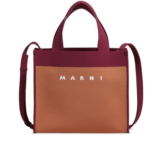 Women's Small Jacquard Tote Bag | MARNI | 24S