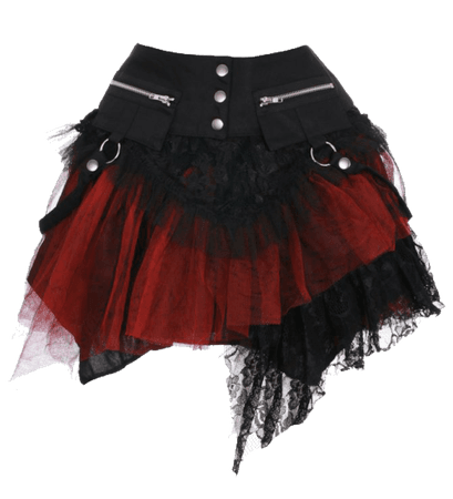 @lollialand- black red skirt