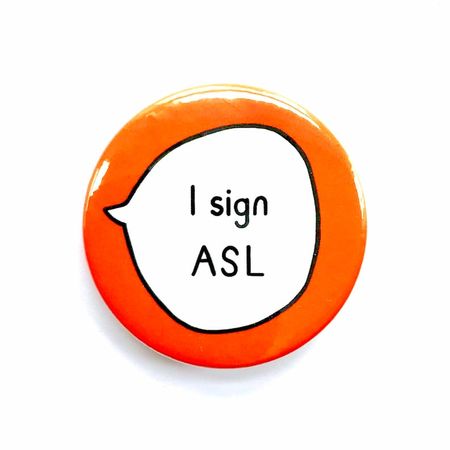 I sign ASL || sootmegs.etsy.com